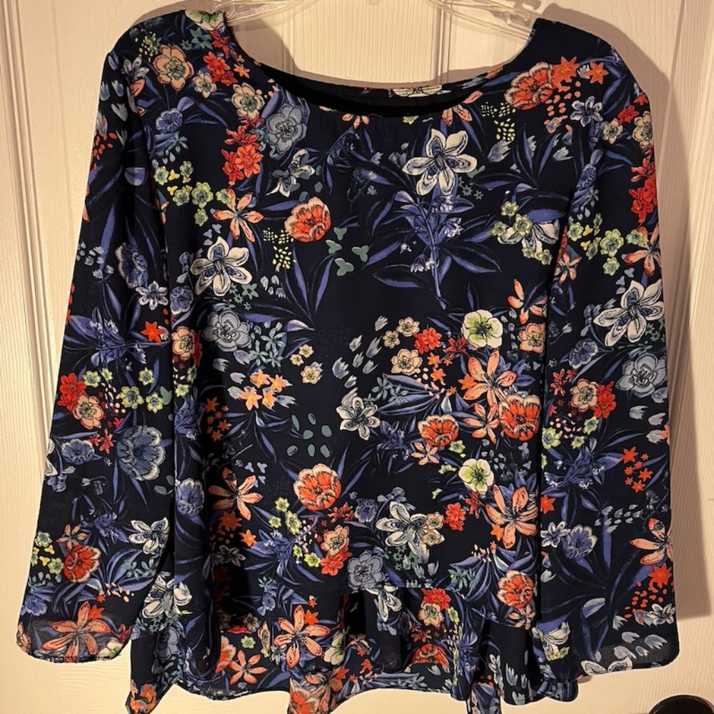 Floral Sheer Blouse